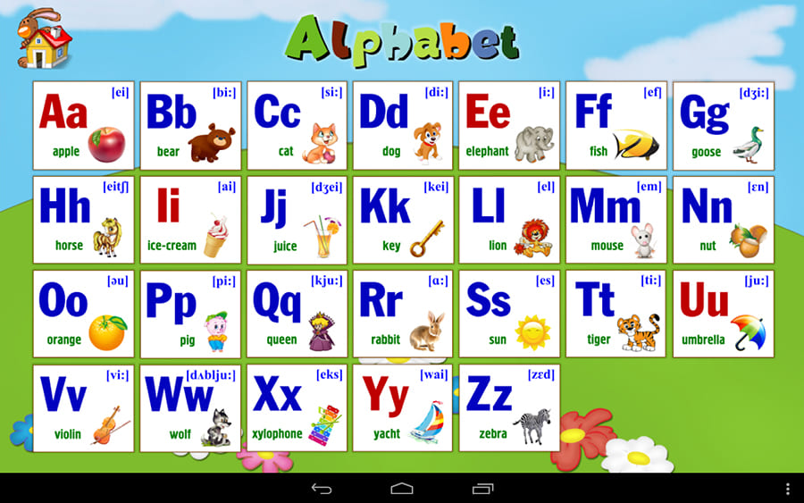 Dạy co bảng chữ cái dễ dàng